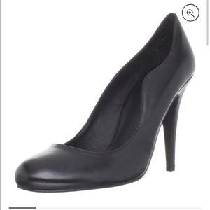 NEW Black Leather Pumps Heels Lillian Size 7.5 Kelsi‎ Dagger